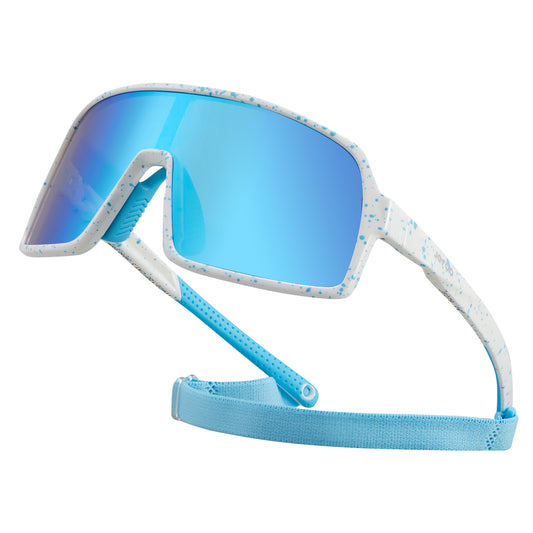 Kids Baseball Sports Sunglasses · Blue JF279