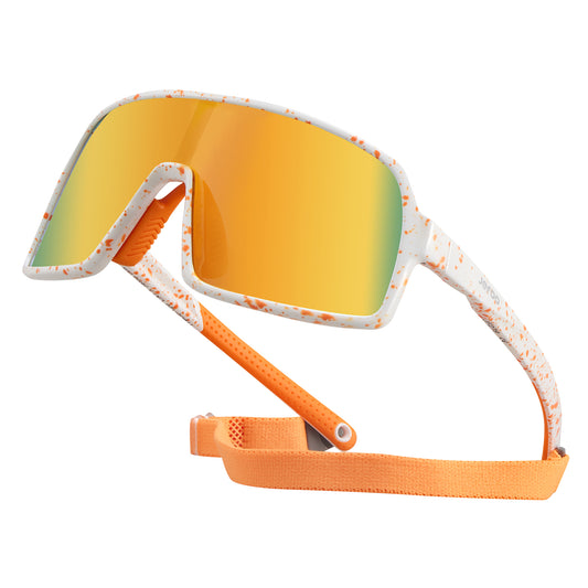 Kids Sports Cycling Sunglasses · Orange JF279