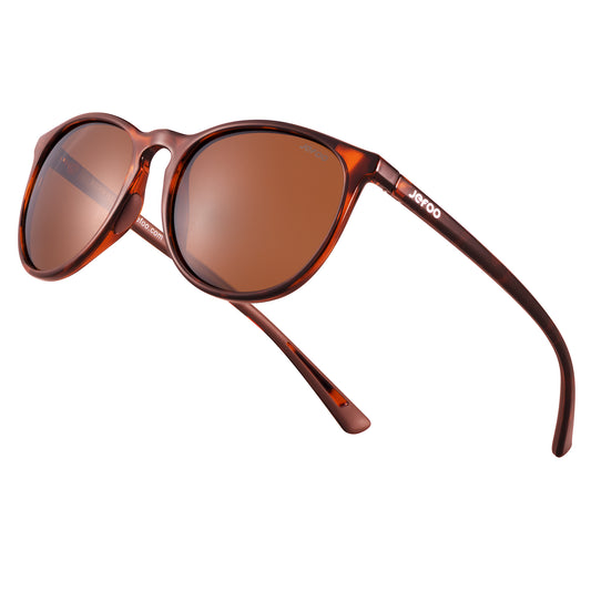 Fashion Polarized Oval Sunglasses For Women And Men · Classic Tortoise JF319