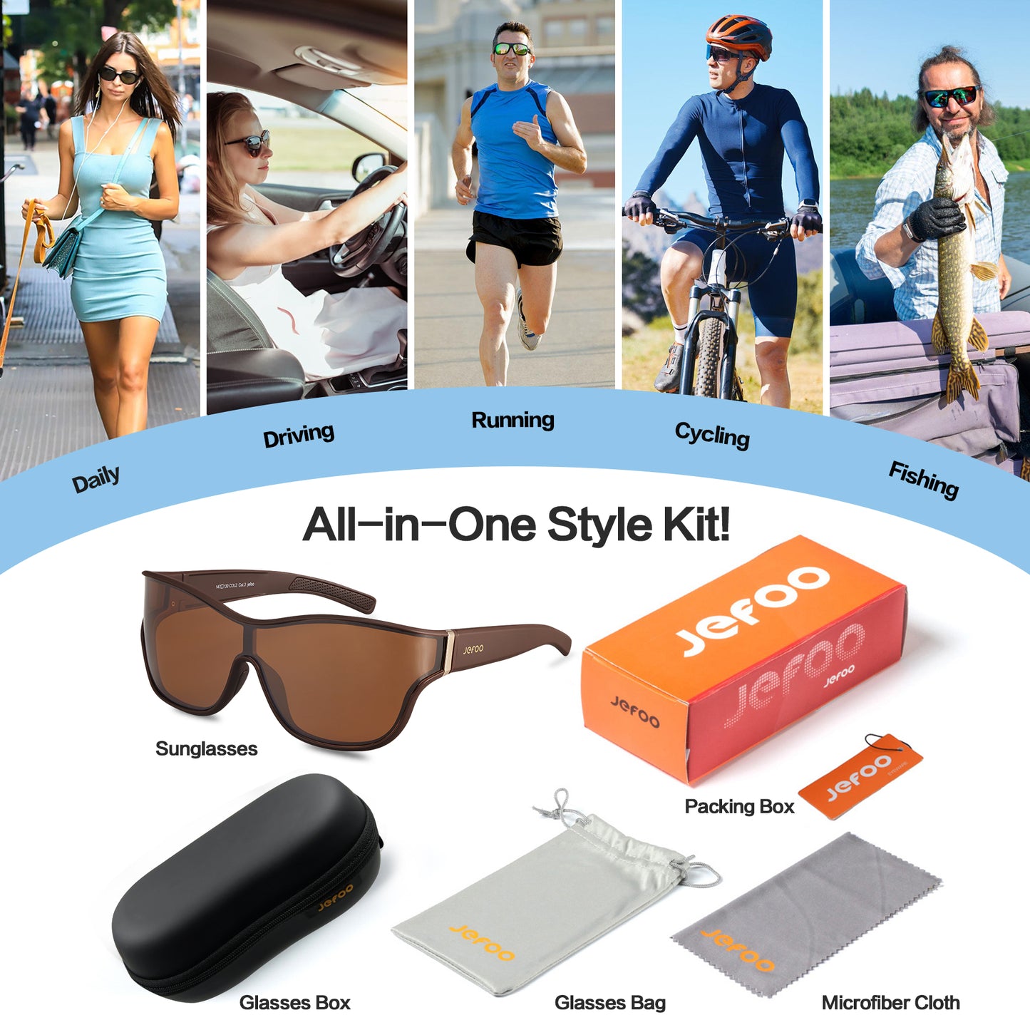 Trendy Y2K One-Lens Sunglasses · Chocolate JF269