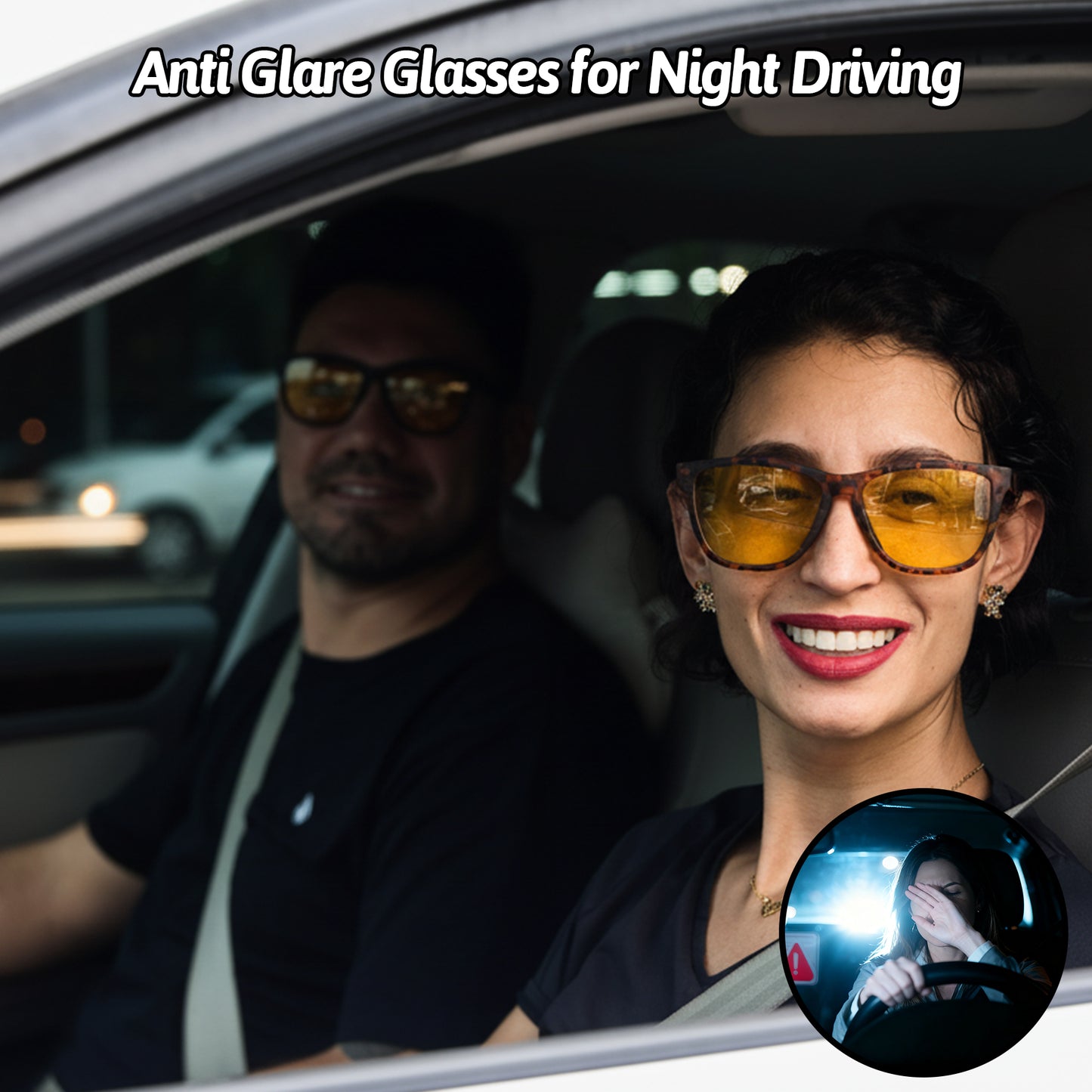 Sports Night Vision Square Glasses · Noctis Nova JF219
