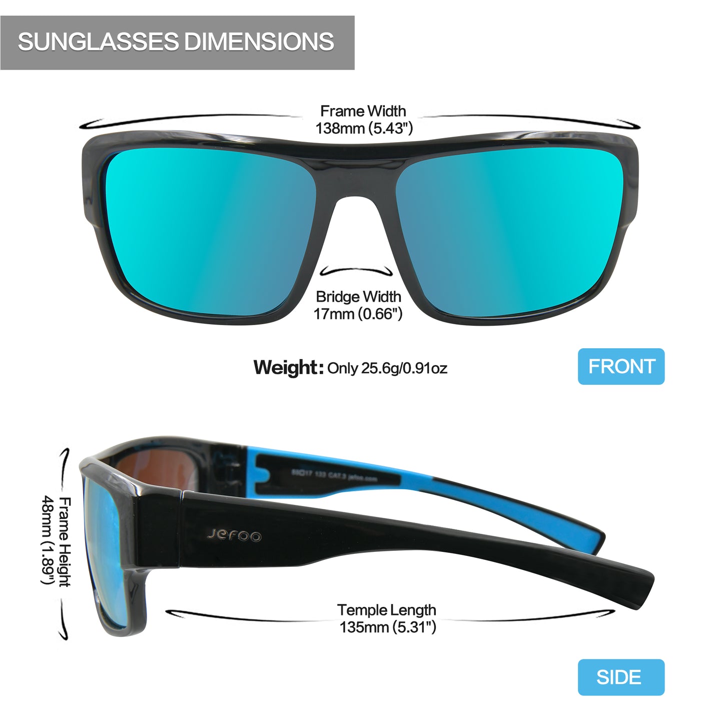 Classic Fishing Floating Sunglasses · Blue Breeze JF239