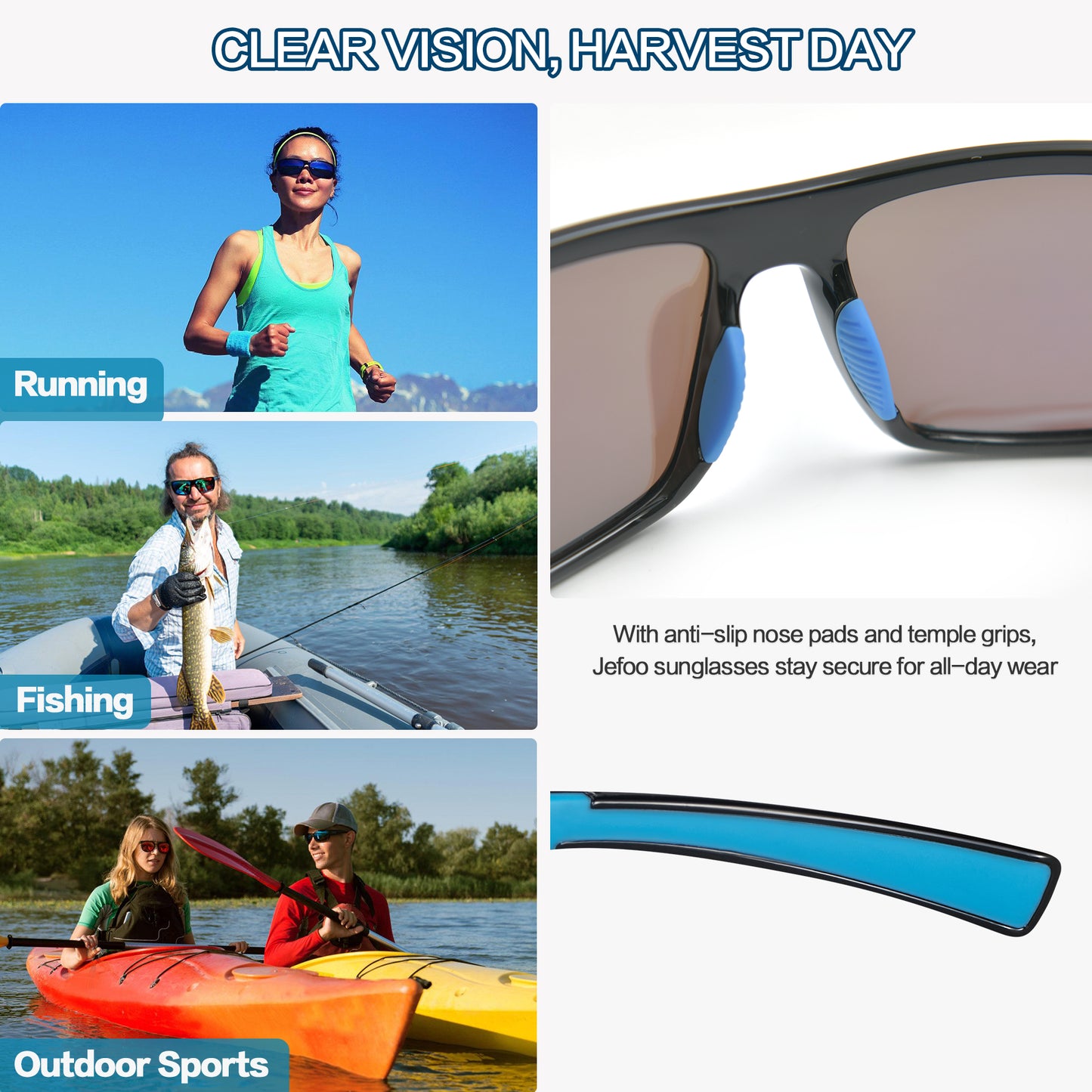Classic Fishing Floating Sunglasses · Blue Breeze JF239