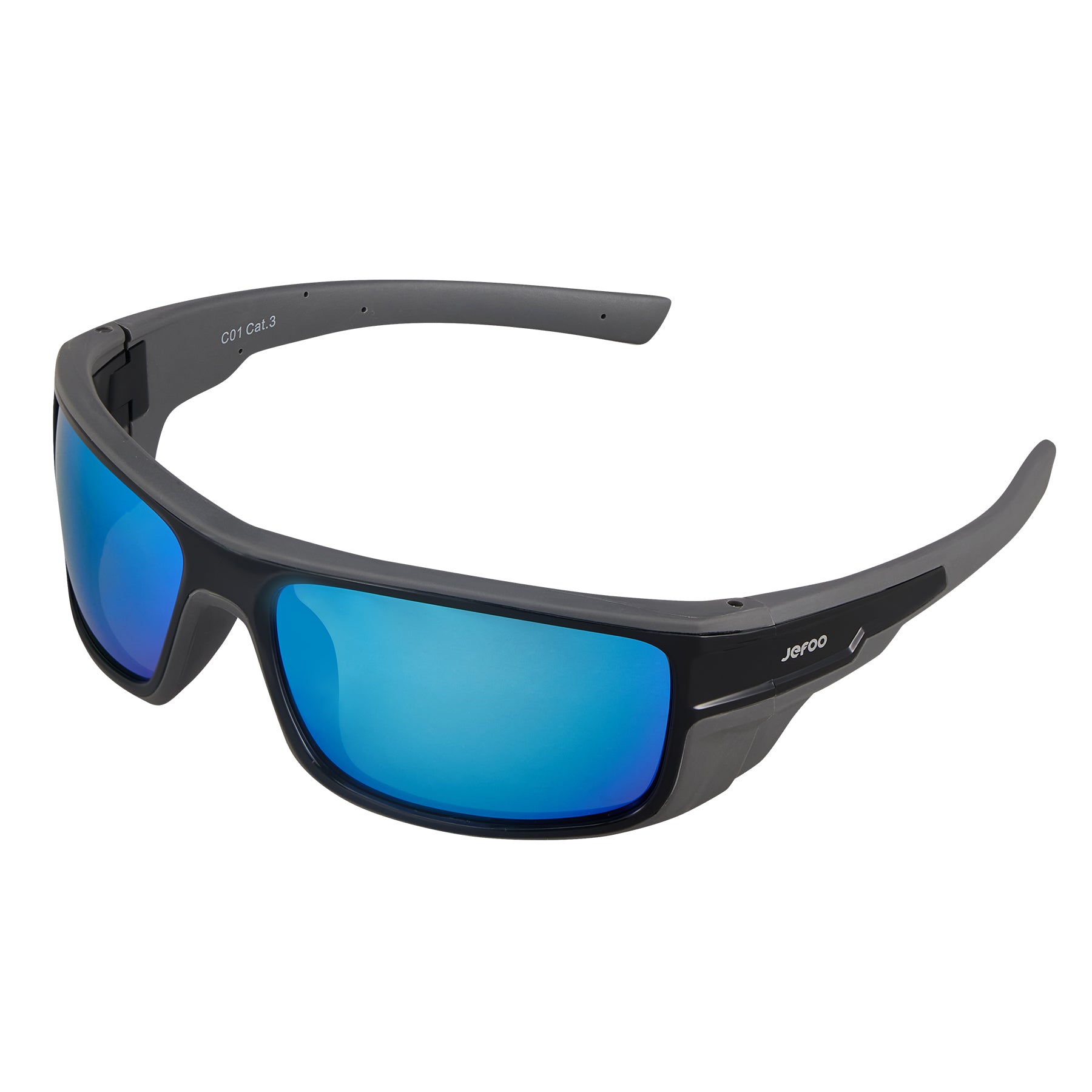 Polarized Wayfarer Sunglasses with No Slip No Bounce Fit Ray-Ban Wayfarer Non-Polarized Sunglasses - Black/G-15 Green  main image 4