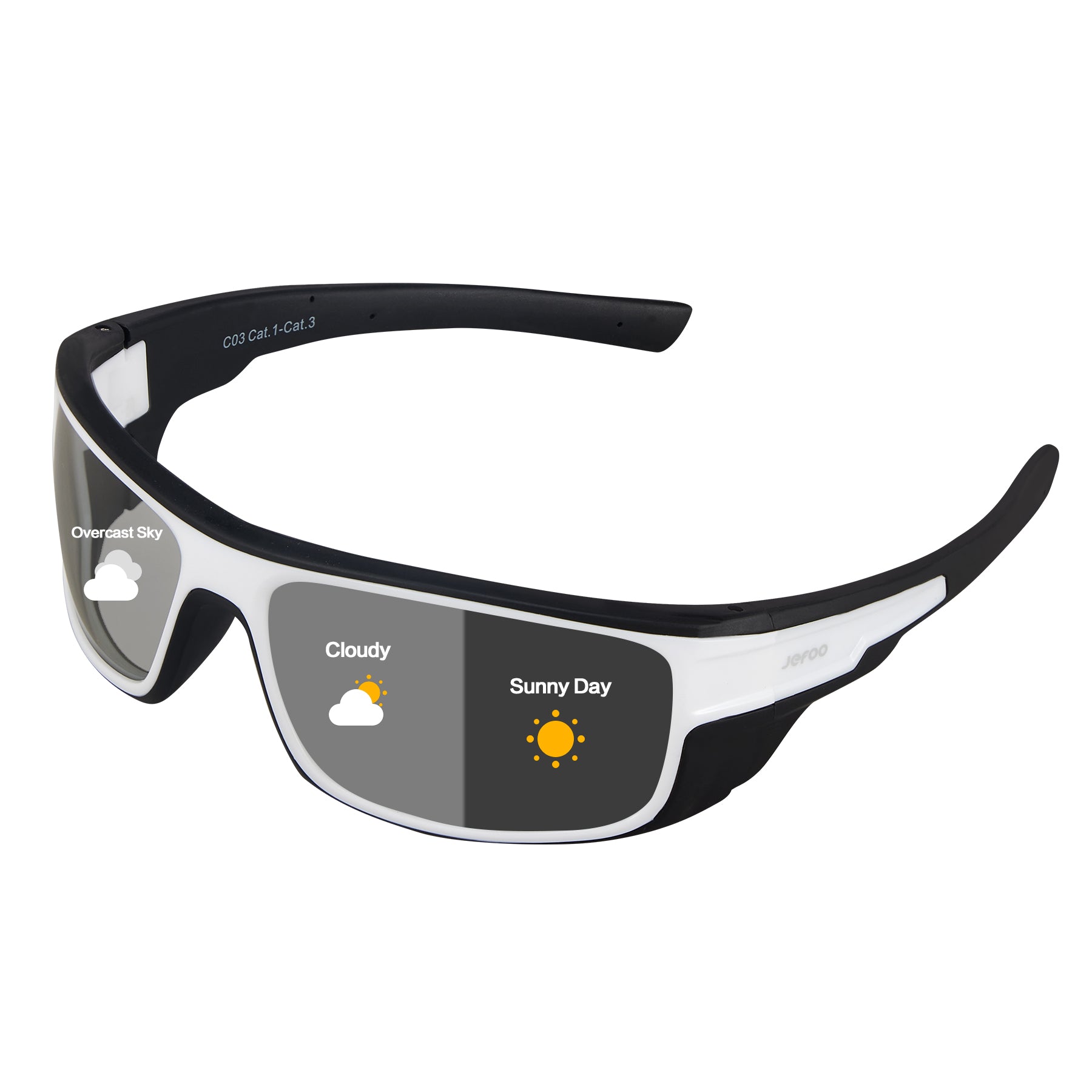 Photochromic Polarized Fishing Sunglasses · White Sailor 
