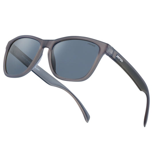 Cool Running Square Sunglasses · Smoke Gray JF219