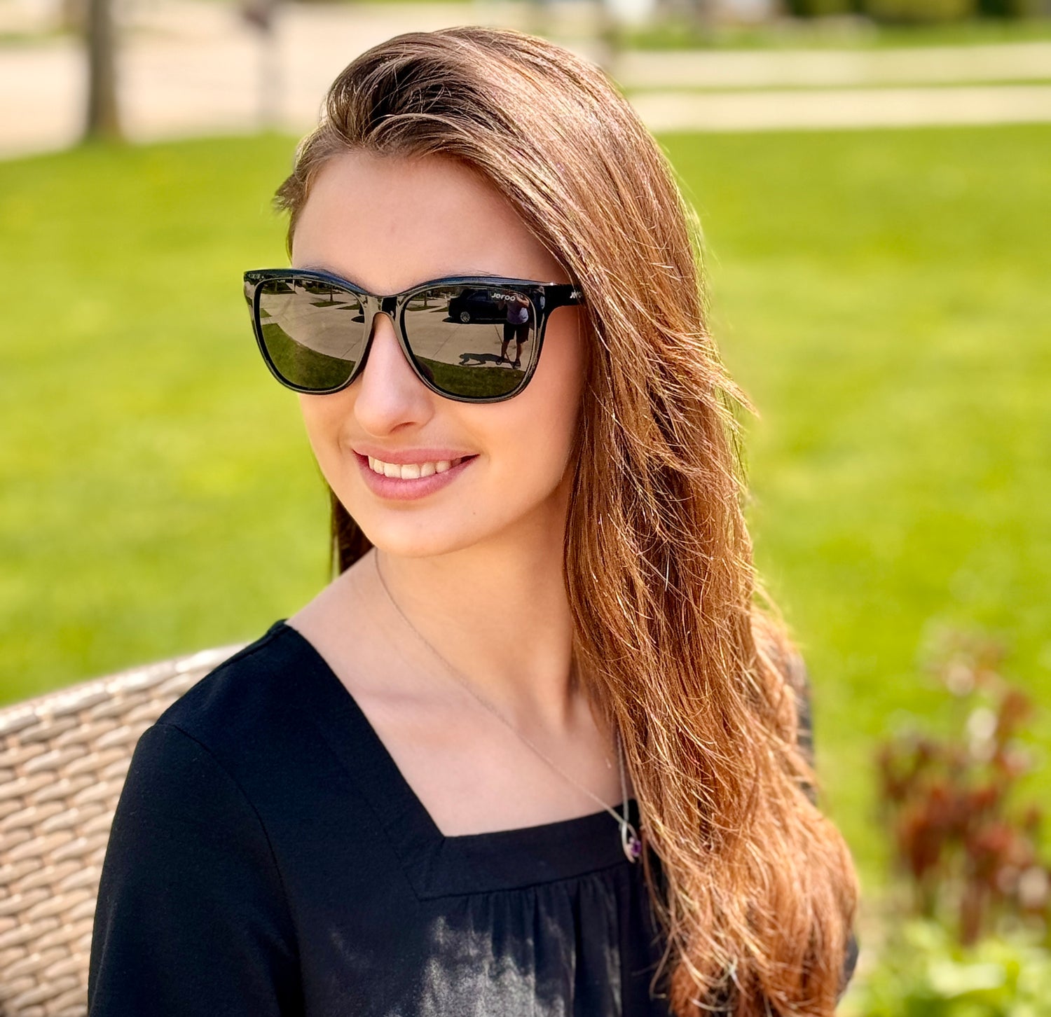 Cat-eye Sunglasses -Starfish JF169