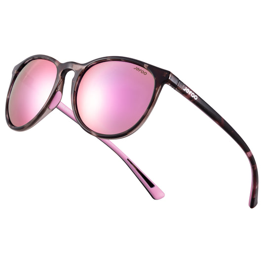 Stylish Polarized Oval Sunglasses ·  Blossom Pink JF319