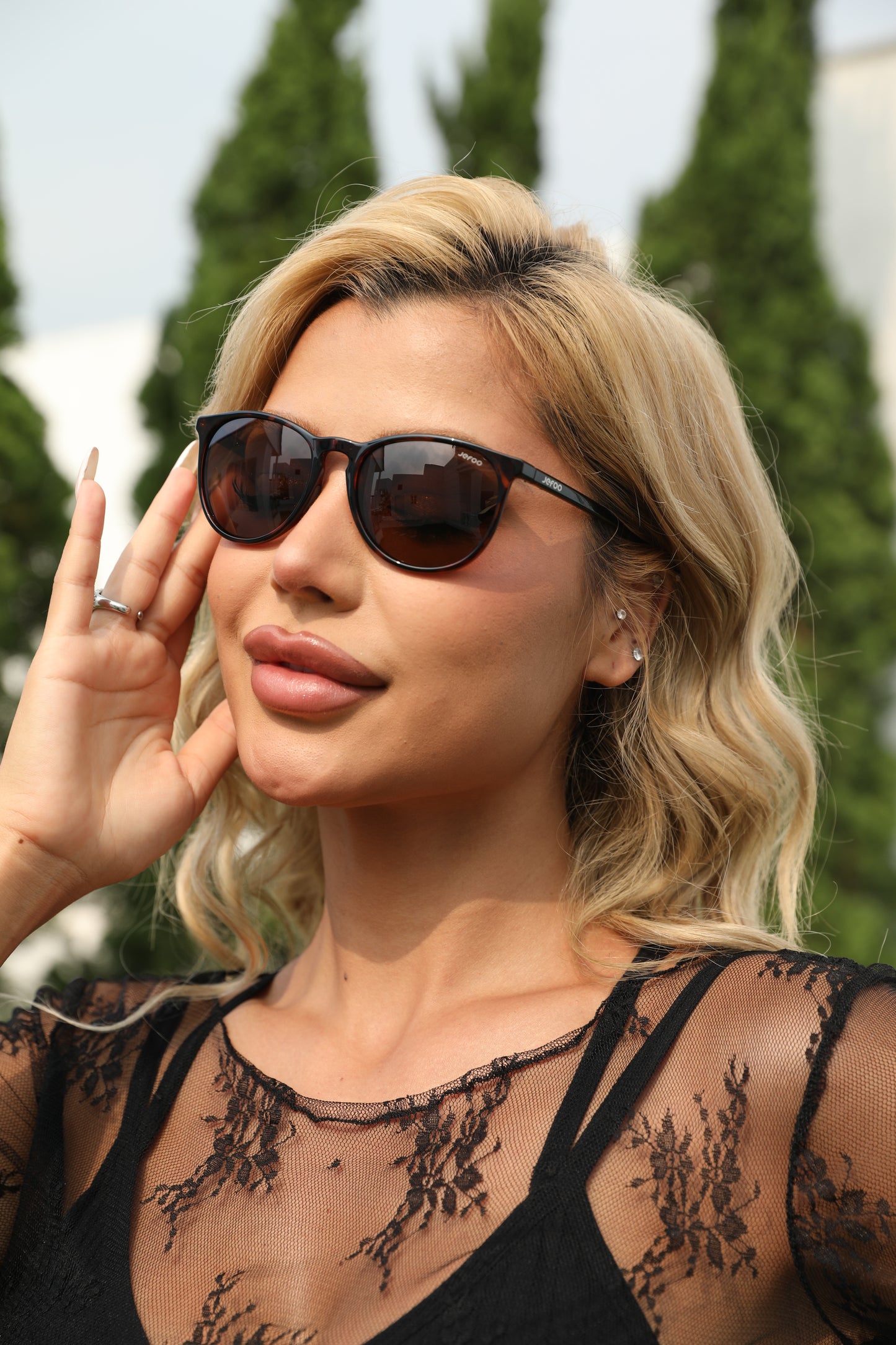 Fashion Polarized Oval Sunglasses For Women And Men · Classic Tortoise JF319
