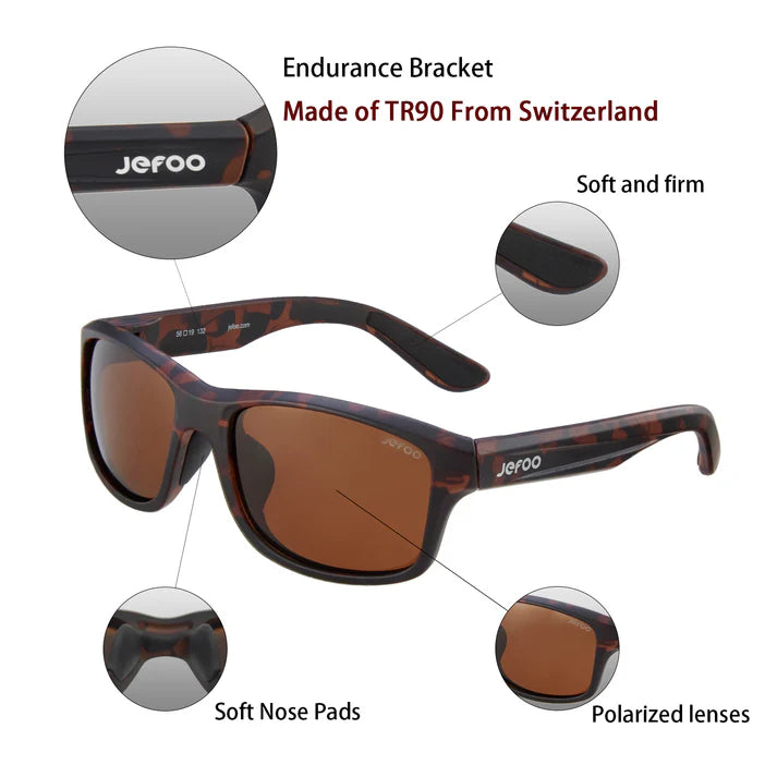 Yeetz Water Sports Floating Sunglasses · Brown JF129 – JEFOO