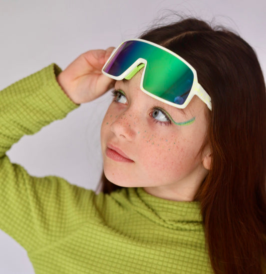 Wrap Around Kids Sports Sunglasses · Teal JF279