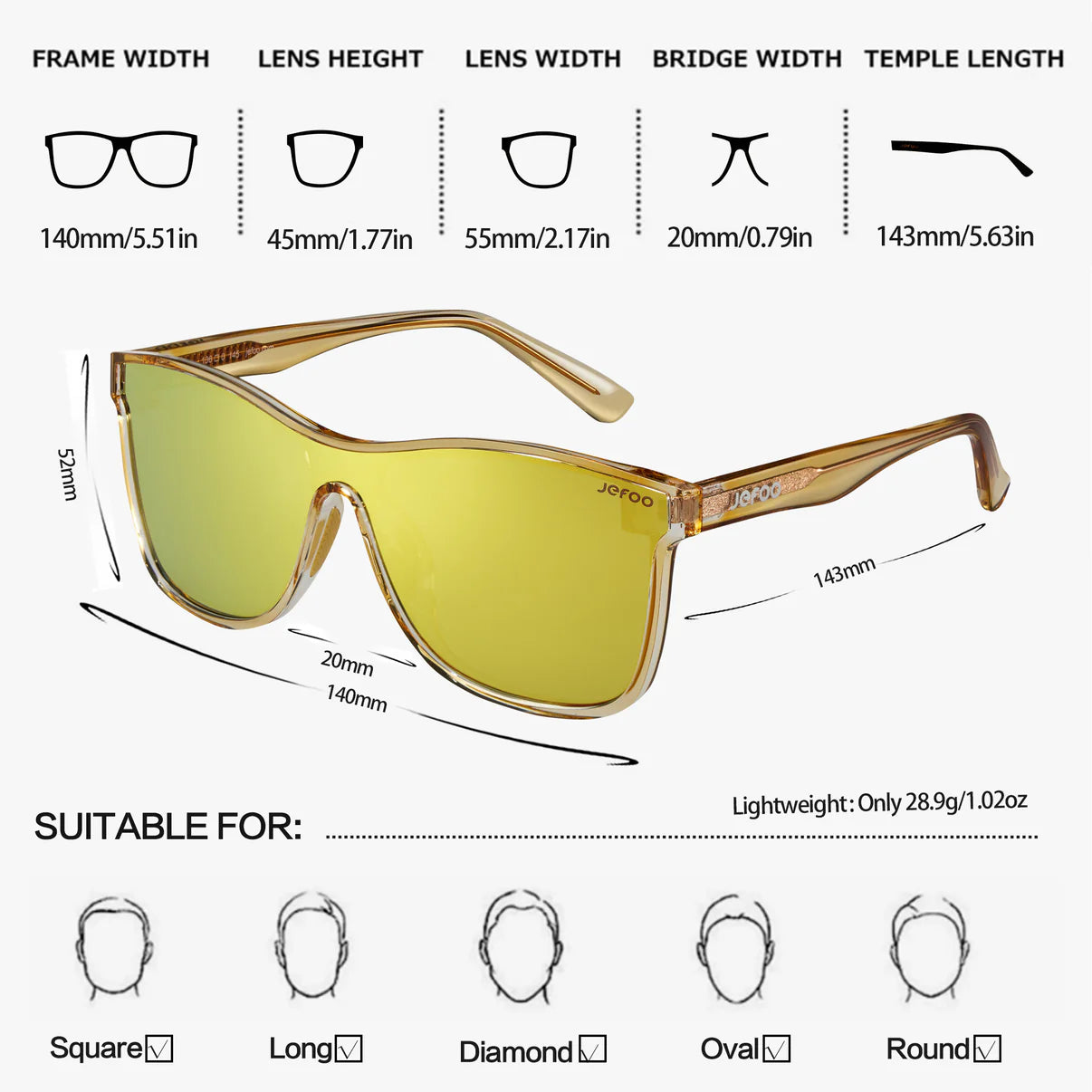 Polarized-One-Lens-Sunglasses-Sunglow-Golden-JF189