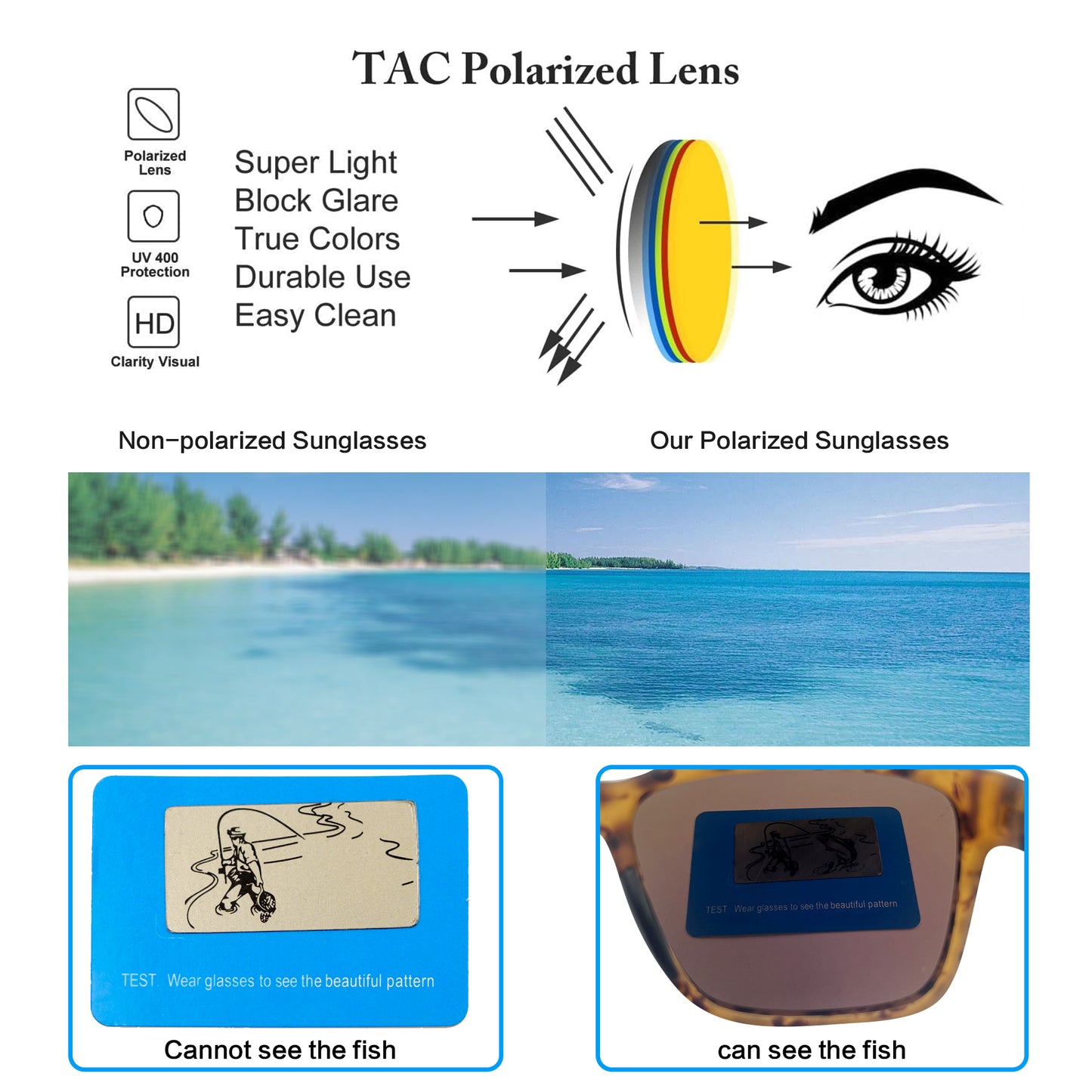 Polarized Fishing Sunglasses · Blue Arctic JF139