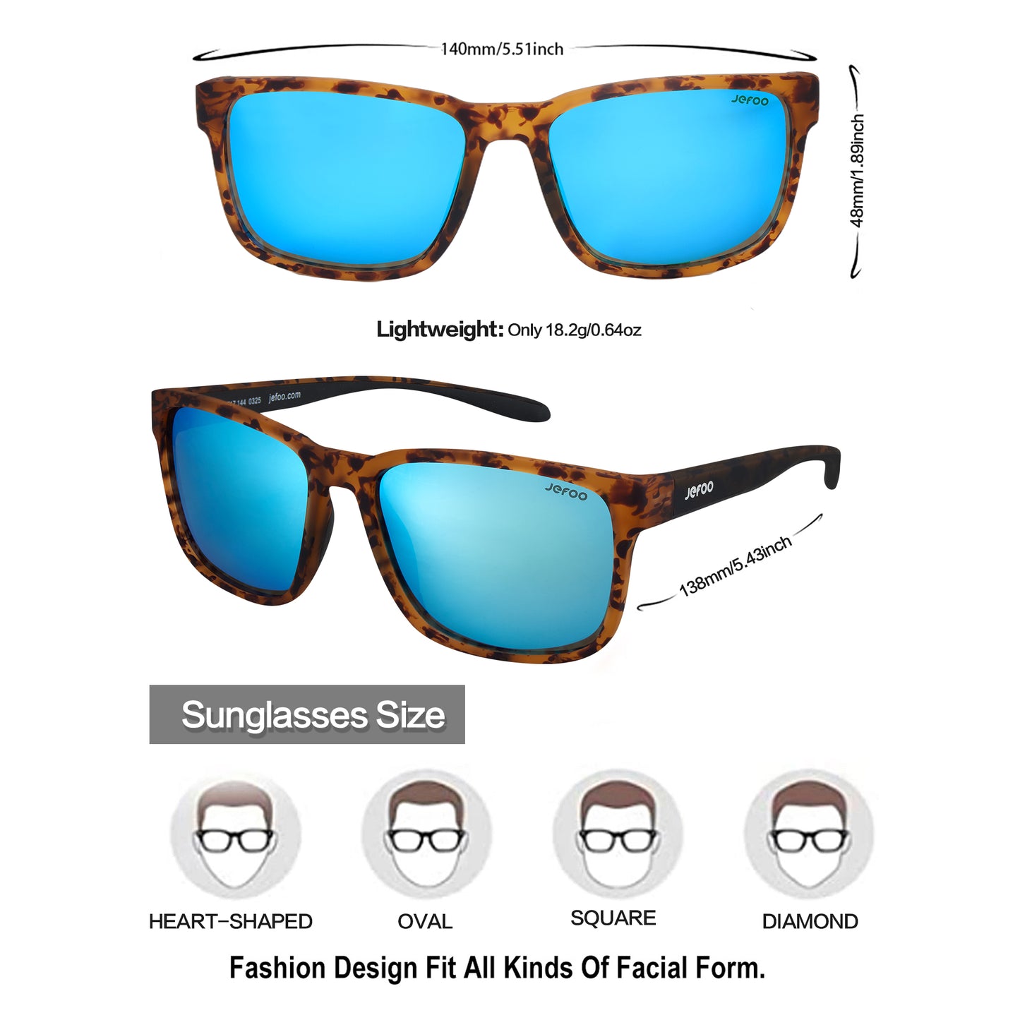 Polarized Fishing Sunglasses · Blue Arctic JF139