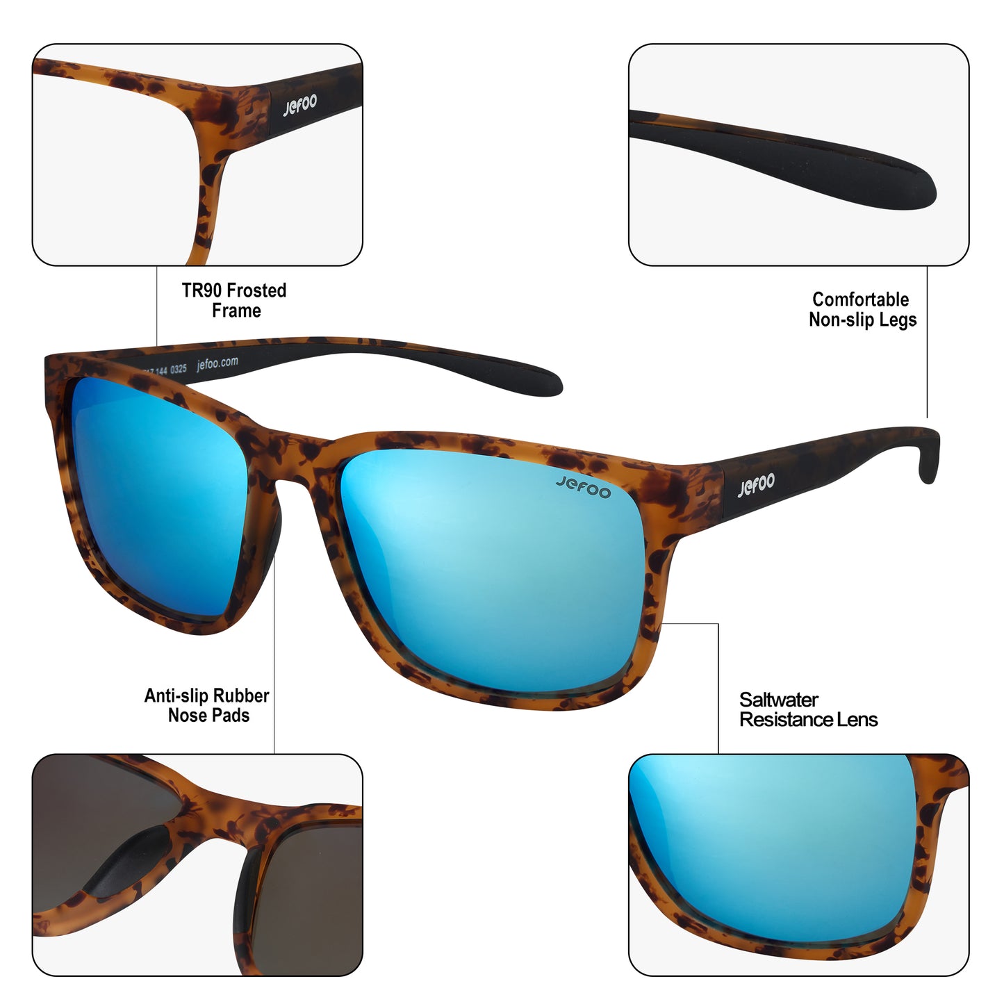 Polarized Fishing Sunglasses · Blue Arctic JF139