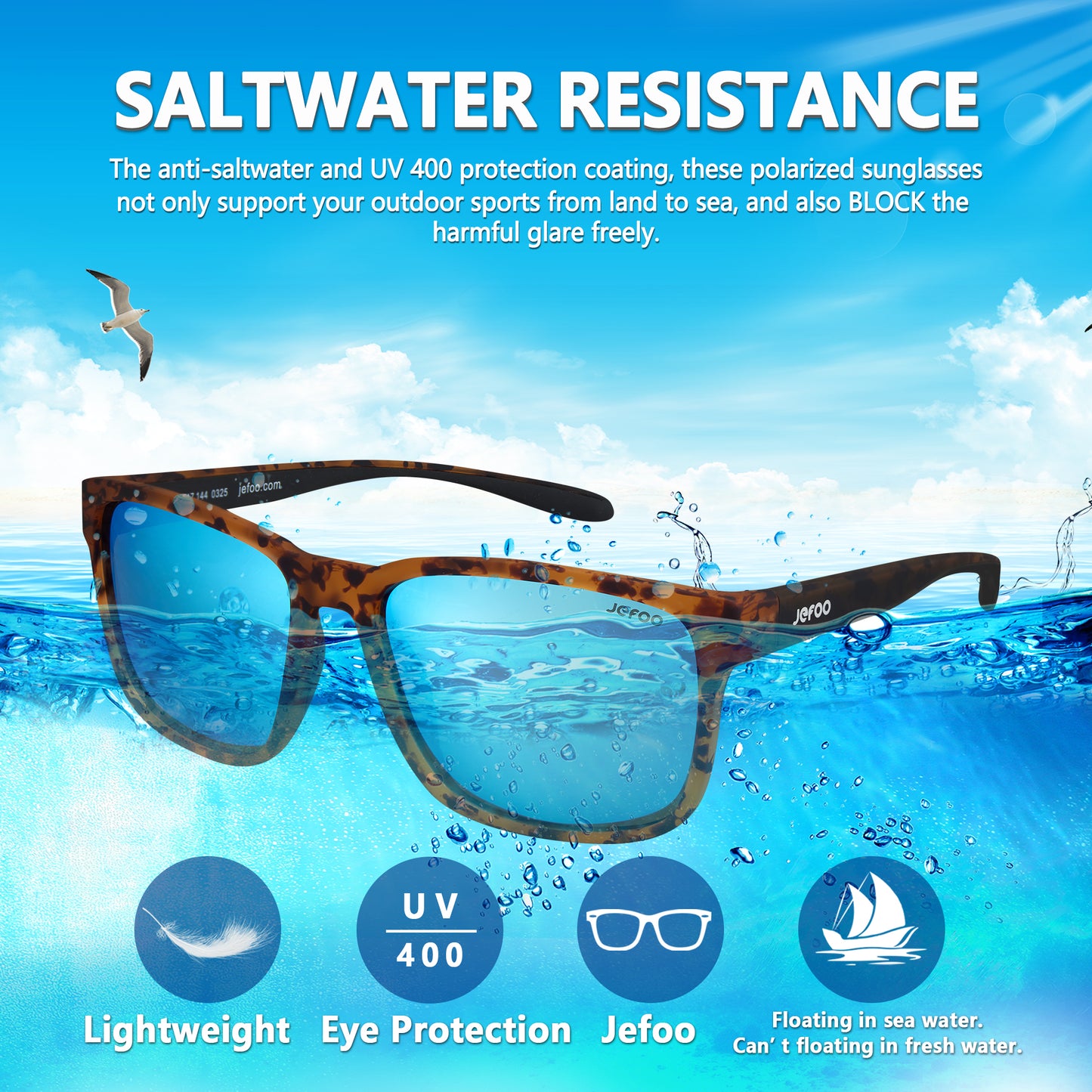 Polarized Fishing Sunglasses · Blue Arctic JF139