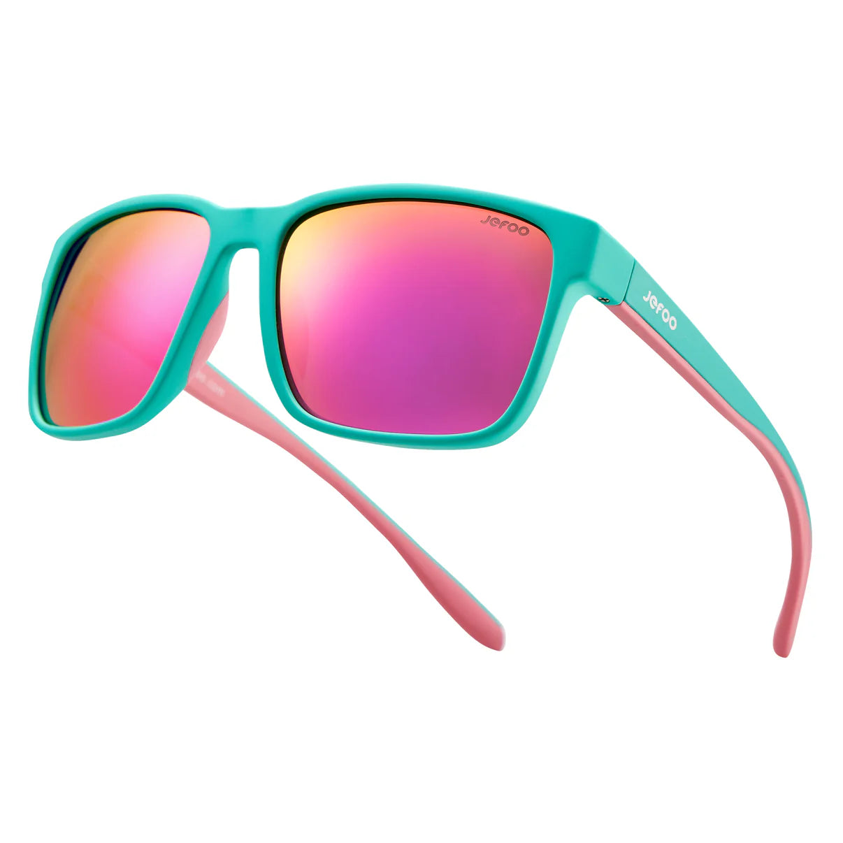 Stylish Fishing Sunglasses · Magenta Turquoise JF139 – JEFOO