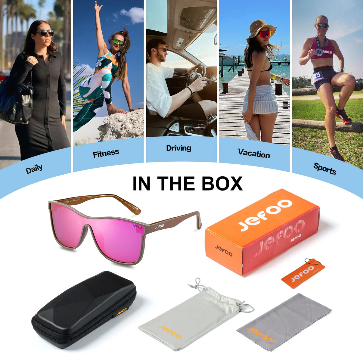 Wearing-Cute-One-Lens-Sunglasses-Aurora-Pink-JF189-for-Traveling