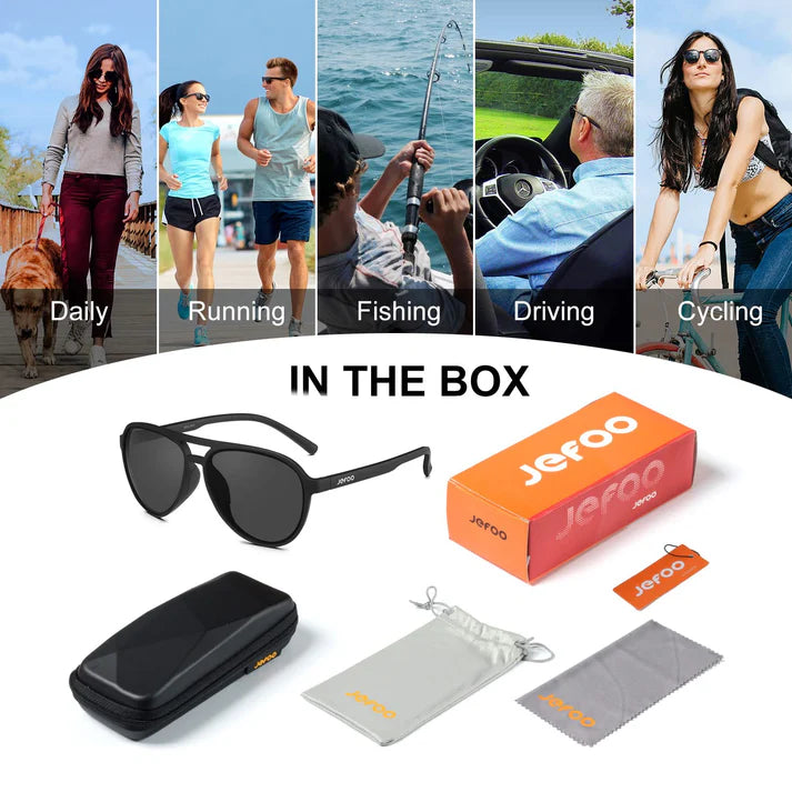Wearing-Sports-Aviator-Sunglasses-Black-for-traveling