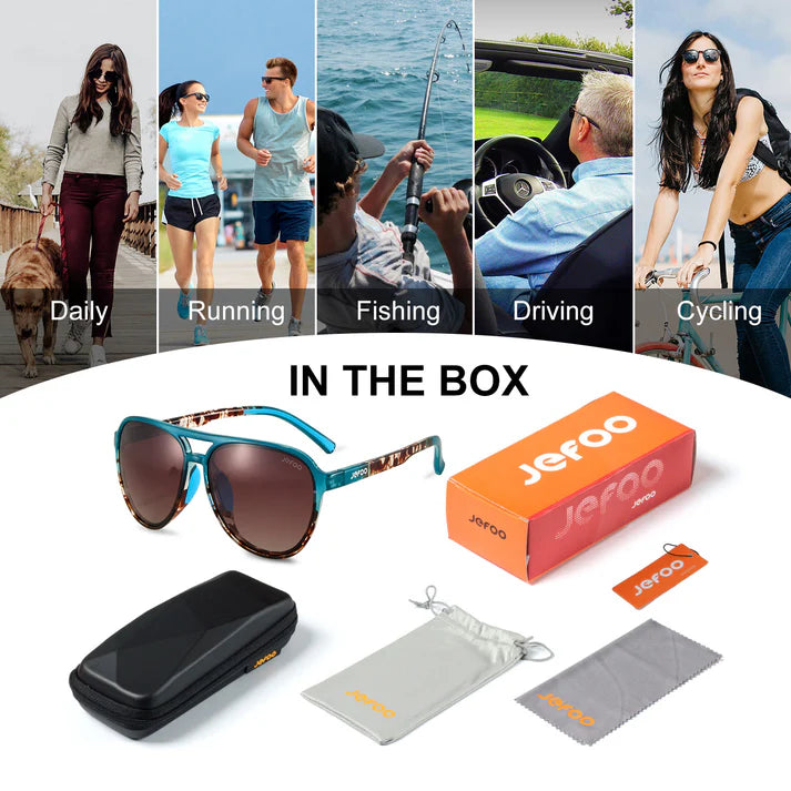 Wearing-Stylish-Aviator-Sunglasses-Blue-Agate-JF119-for-Traveling
