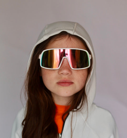 Cute Kids Sports Wraparound Sunglasses · Pink JF279